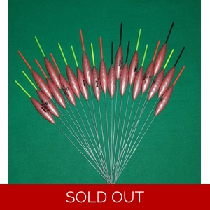 'MATCH RANGE' CLEARANCE x 21 Pole Floats (SRG003)